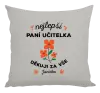 Polštář Nejlepší paní učitelka - Jméno