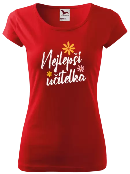 Dámské tričko Nejlepší učitelka