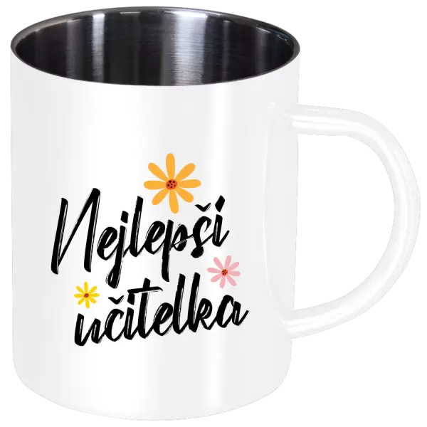 Nerezový hrnek Nejlepší učitelka