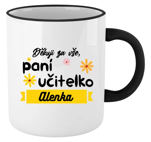 Hrnek Děkuji za vše paní učitelko