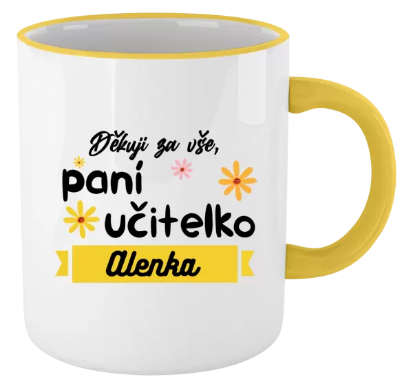 Hrnek Děkuji za vše paní učitelko