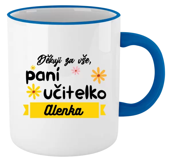 Hrnek Děkuji za vše paní učitelko