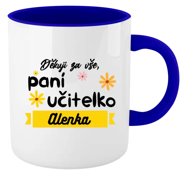 Hrnek Děkuji za vše paní učitelko