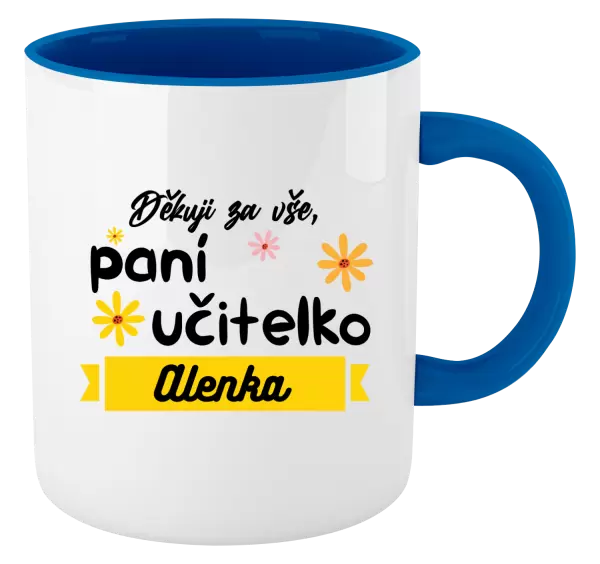 Hrnek Děkuji za vše paní učitelko