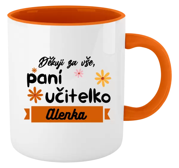 Hrnek Děkuji za vše paní učitelko