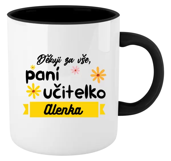 Hrnek Děkuji za vše paní učitelko