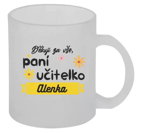 Hrnek Děkuji za vše paní učitelko