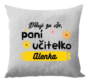 Polštář Děkuji za vše paní učitelko