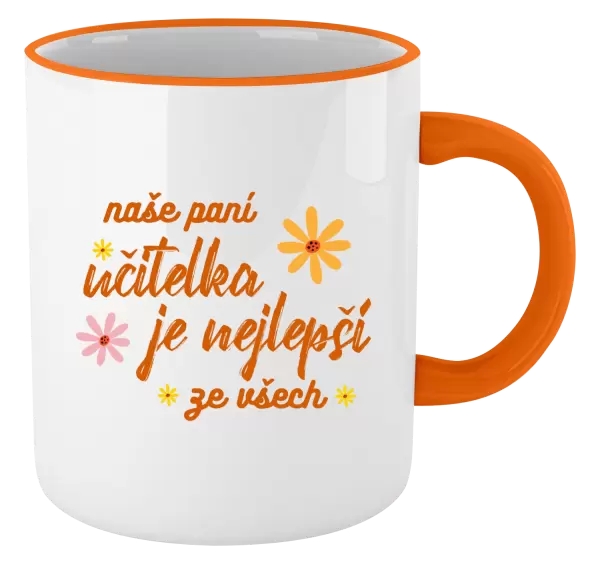 Hrnek Naše paní učitelka je nejlepší ze všech