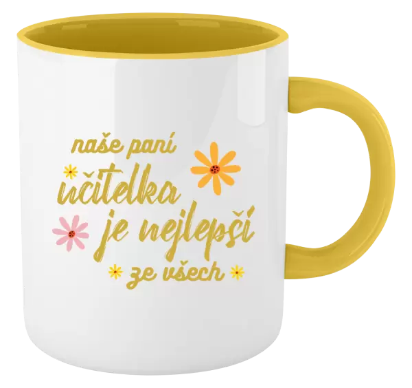 Hrnek Naše paní učitelka je nejlepší ze všech