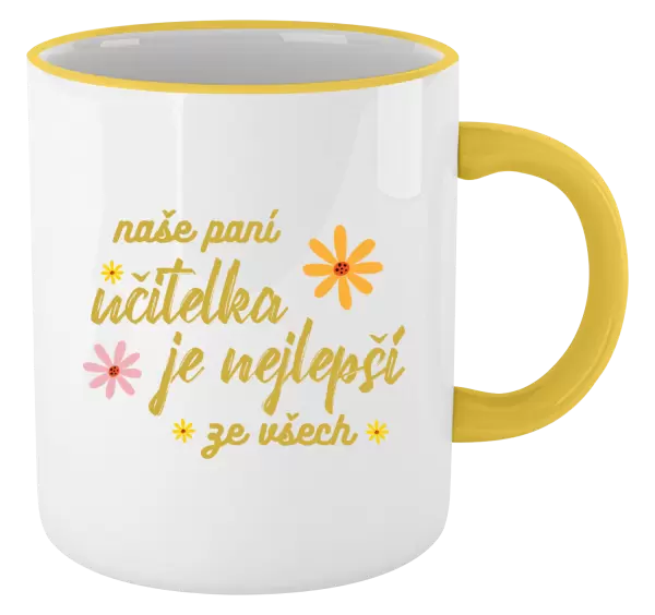 Hrnek Naše paní učitelka je nejlepší ze všech
