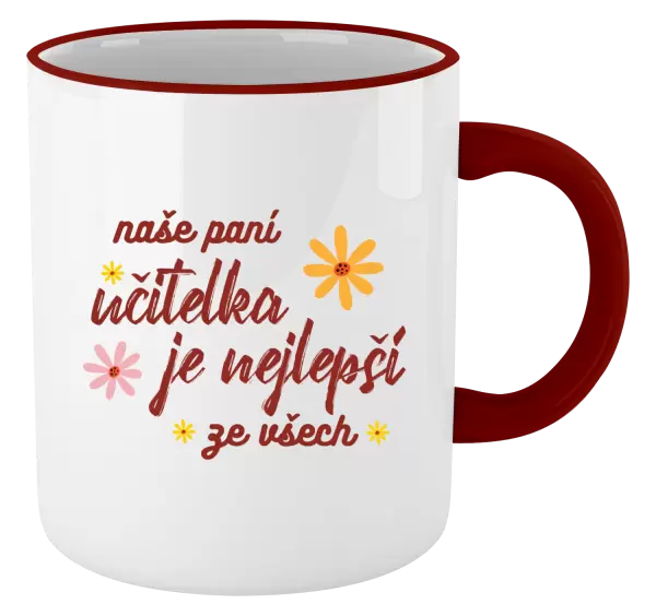 Hrnek Naše paní učitelka je nejlepší ze všech