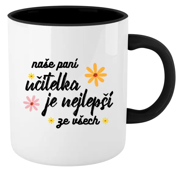 Hrnek Naše paní učitelka je nejlepší ze všech