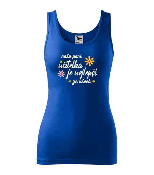 Dámské tílko Naše paní učitelka je nejlepší ze všech