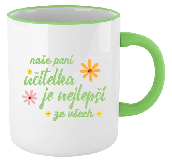 Hrnek Naše paní učitelka je nejlepší ze všech