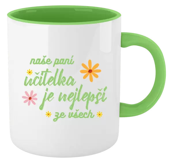Hrnek Naše paní učitelka je nejlepší ze všech