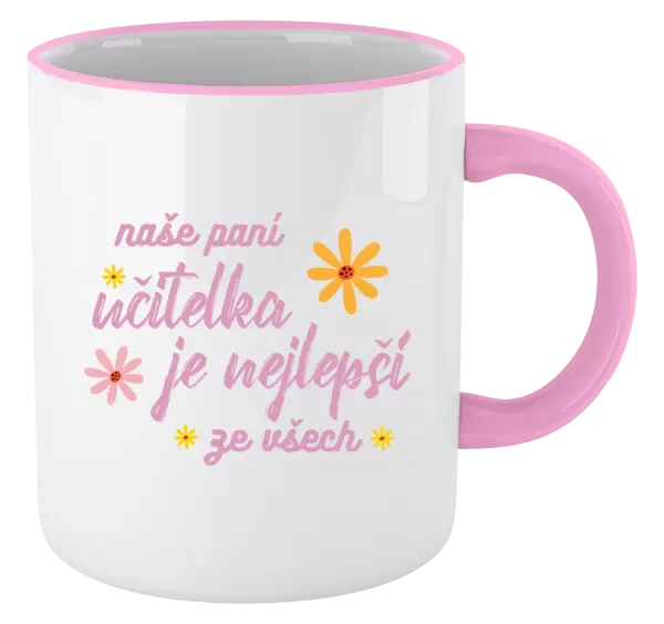 Hrnek Naše paní učitelka je nejlepší ze všech