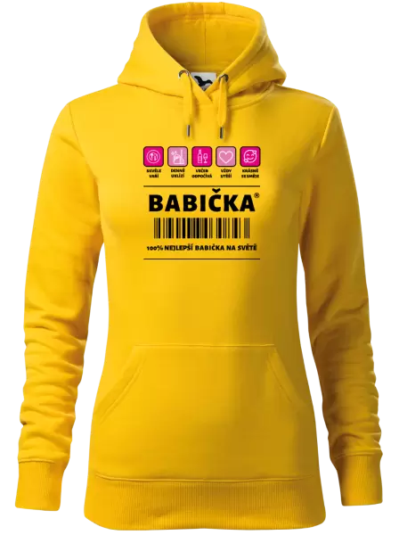 Dámská mikina Čárový kód - babička