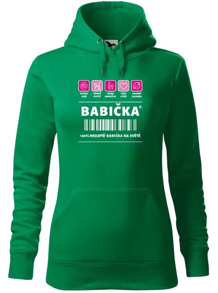 Dámská mikina Čárový kód - babička