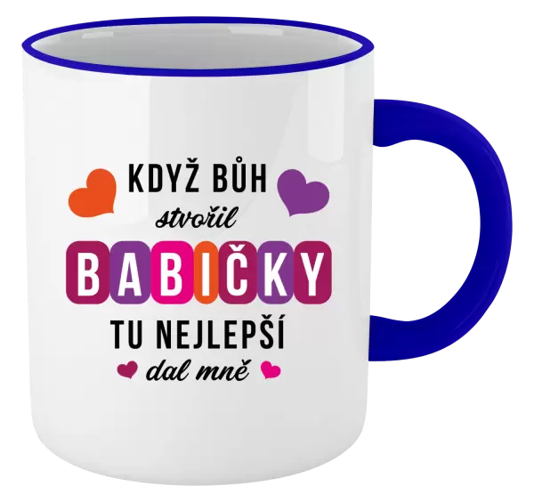 Hrnek Když Bůh stvořil babičky