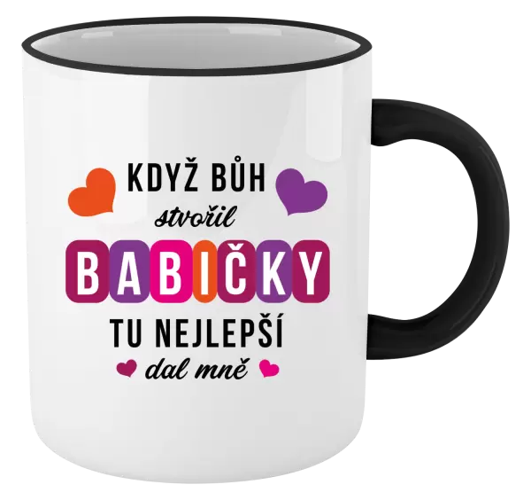 Hrnek Když Bůh stvořil babičky