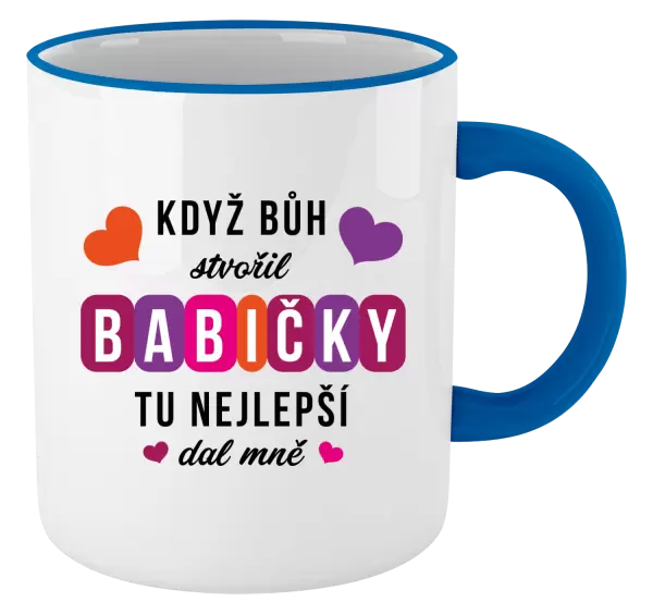 Hrnek Když Bůh stvořil babičky