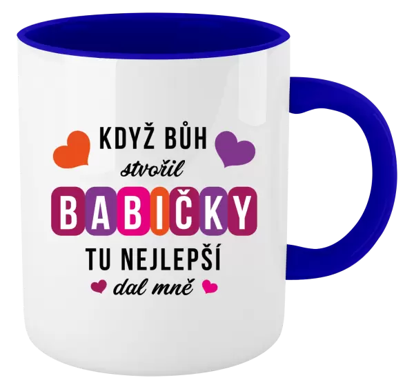 Hrnek Když Bůh stvořil babičky