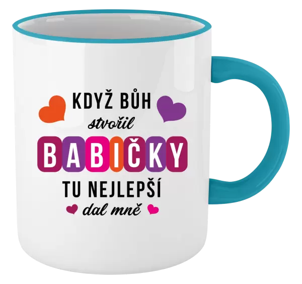 Hrnek Když Bůh stvořil babičky