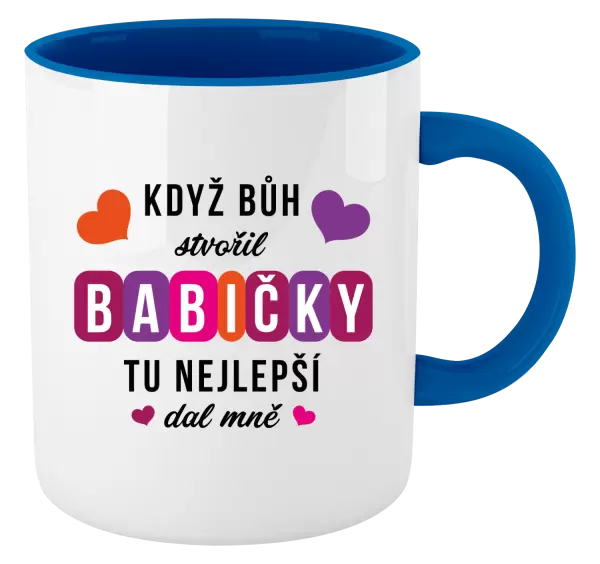 Hrnek Když Bůh stvořil babičky