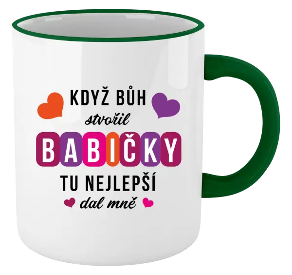 Hrnek Když Bůh stvořil babičky