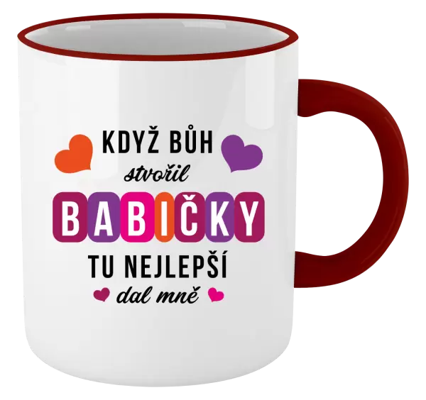 Hrnek Když Bůh stvořil babičky