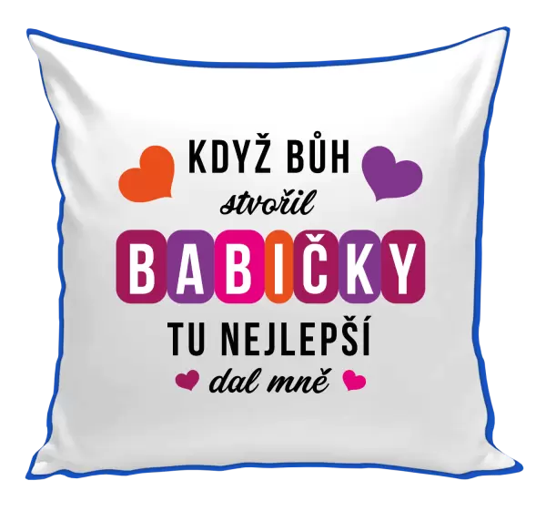 Polštář Když Bůh stvořil babičky