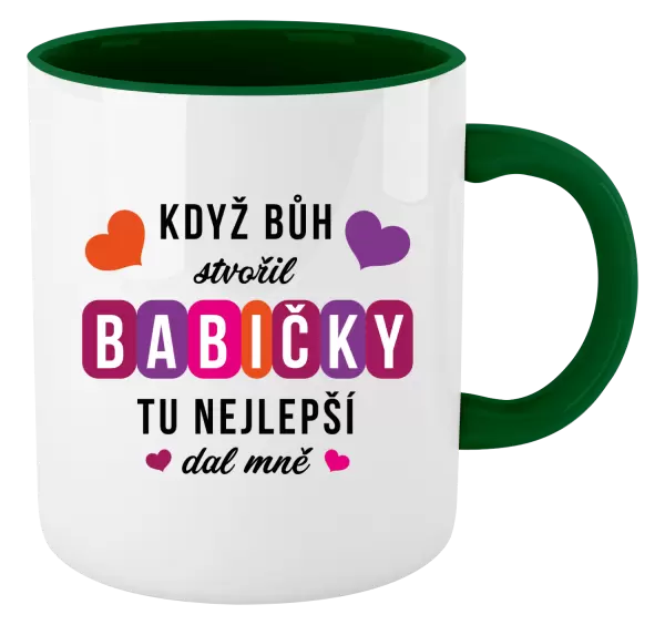 Hrnek Když Bůh stvořil babičky