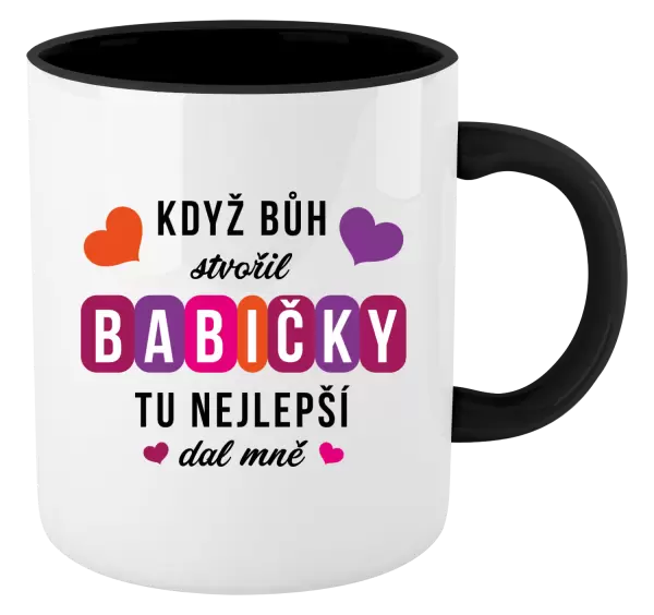 Hrnek Když Bůh stvořil babičky