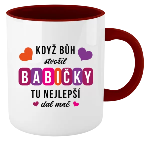 Hrnek Když Bůh stvořil babičky