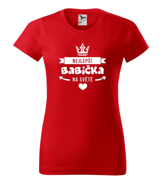 Dámské tričko Nejlepší babička na světě
