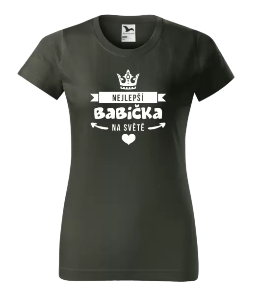Dámské tričko Nejlepší babička na světě