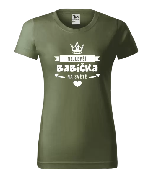 Dámské tričko Nejlepší babička na světě