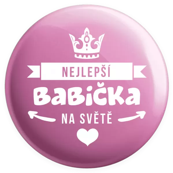 Placka Nejlepší babička na světě