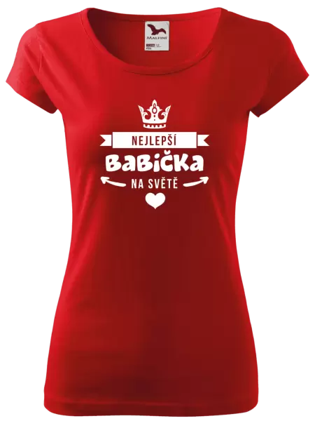 Dámské tričko Nejlepší babička na světě