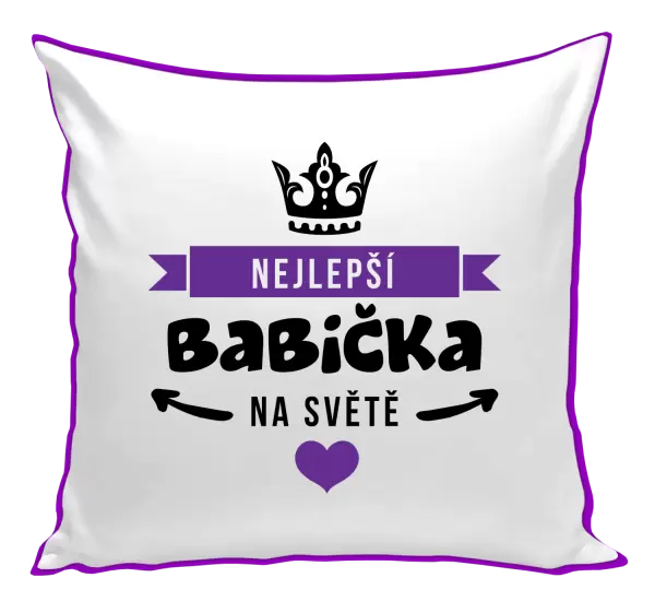 Polštář Nejlepší babička na světě