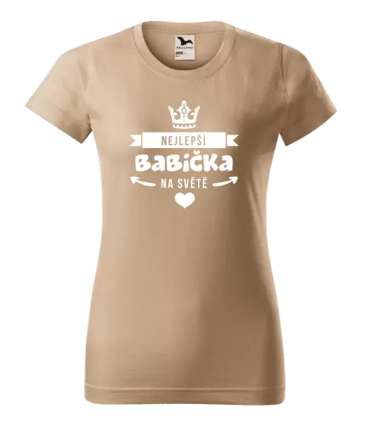 Dámské tričko Nejlepší babička na světě