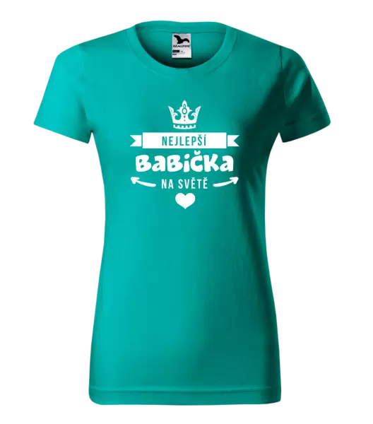 Dámské tričko Nejlepší babička na světě