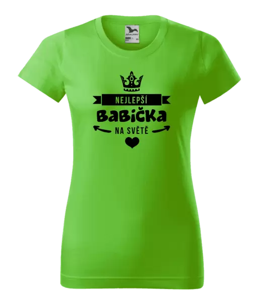 Dámské tričko Nejlepší babička na světě