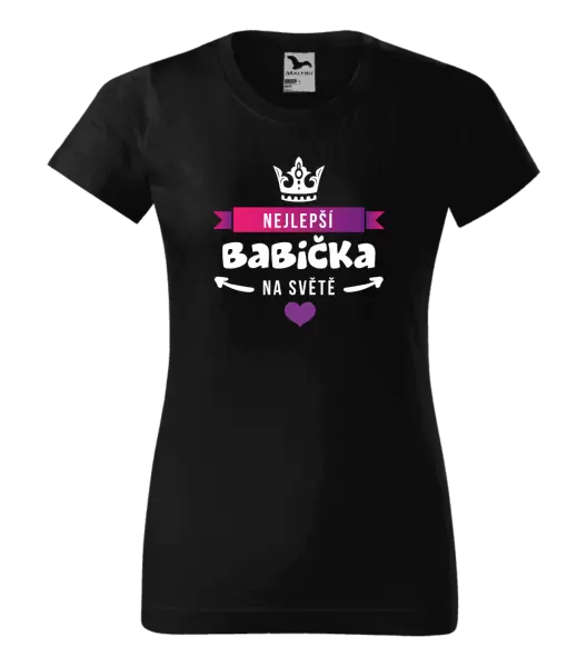 Dámské tričko Nejlepší babička na světě