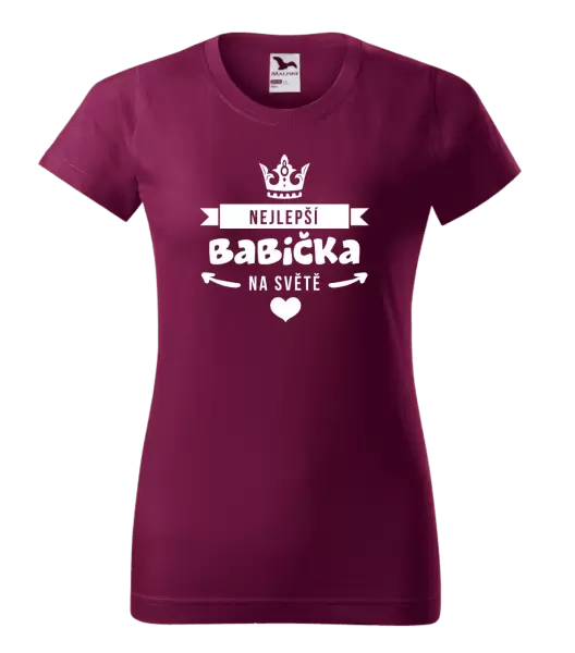 Dámské tričko Nejlepší babička na světě