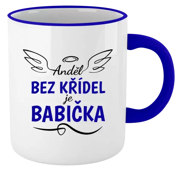 Hrnek Anděl bez křídel - babička