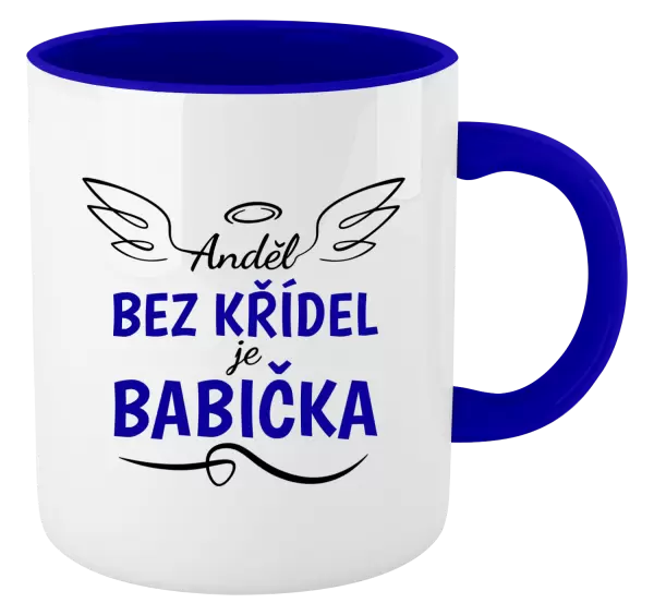 Hrnek Anděl bez křídel - babička