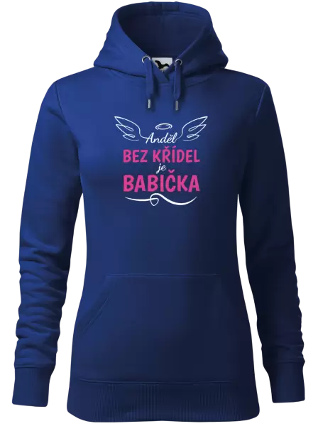 Dámská mikina Anděl bez křídel - babička