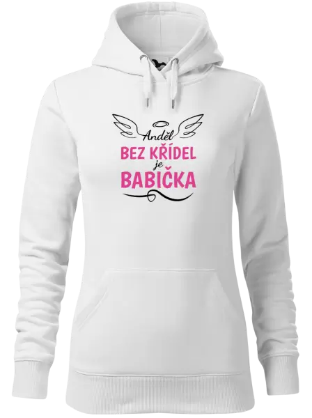 Dámská mikina Anděl bez křídel - babička